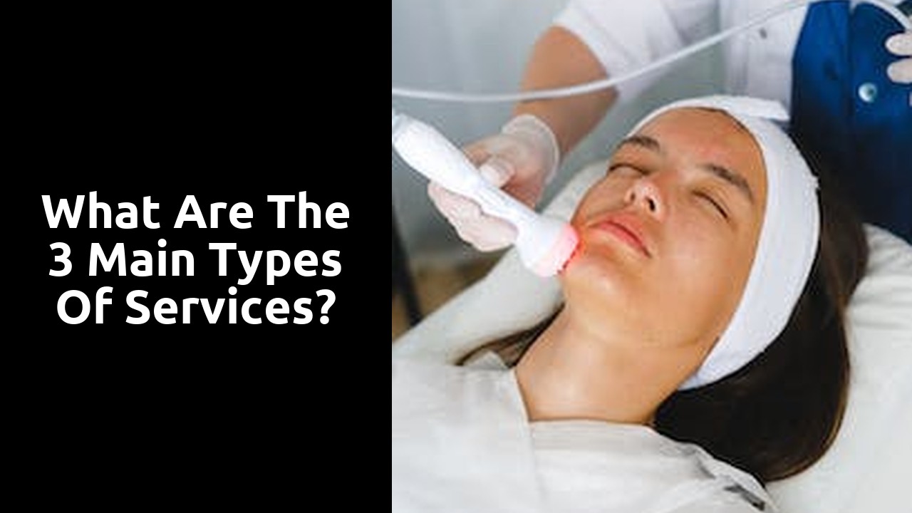 What are the 3 main types of services?