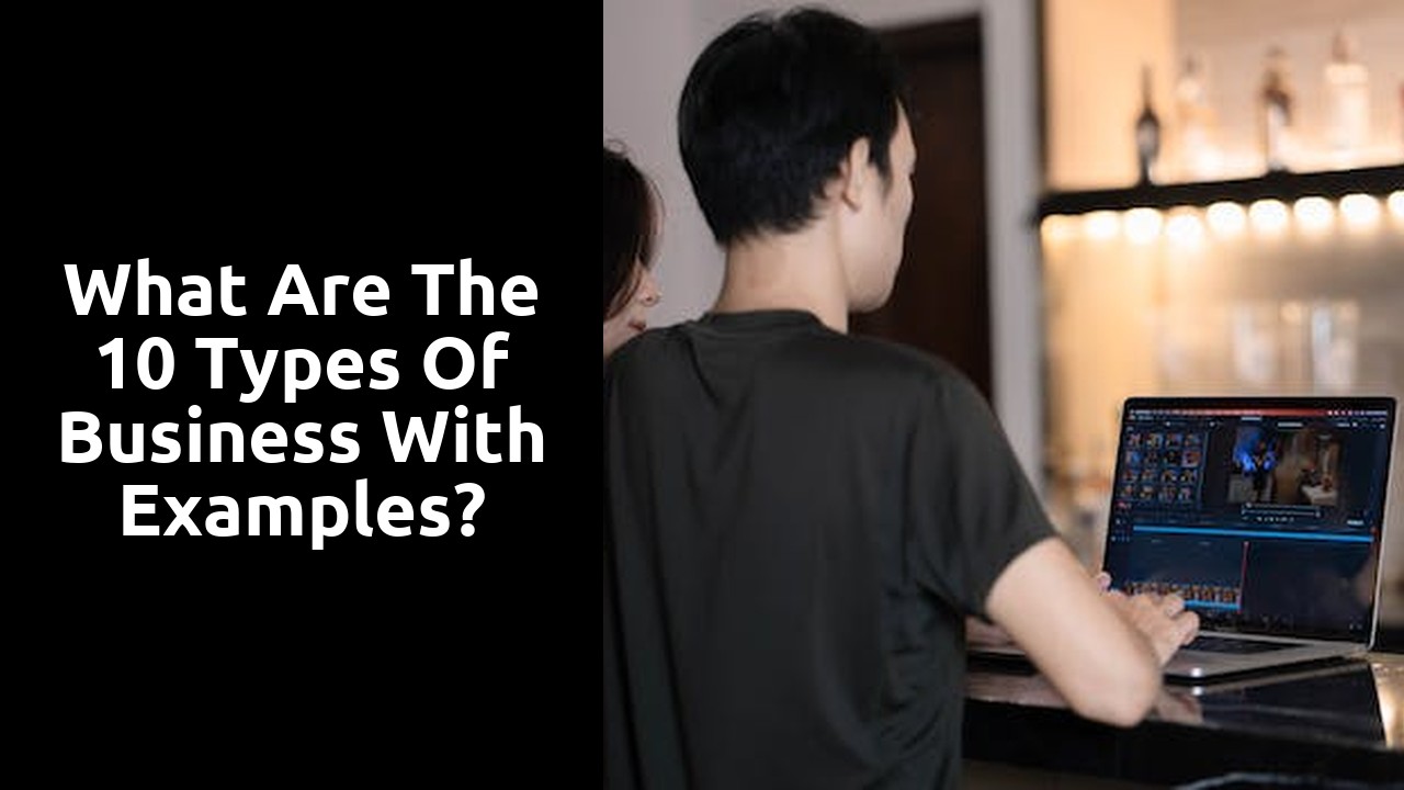 What are the 10 types of business with examples?